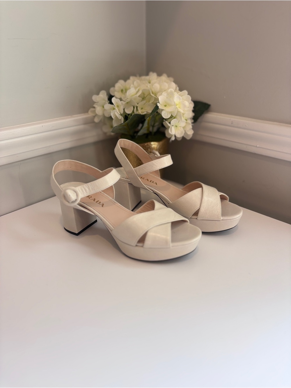 Prada Platform Sandals